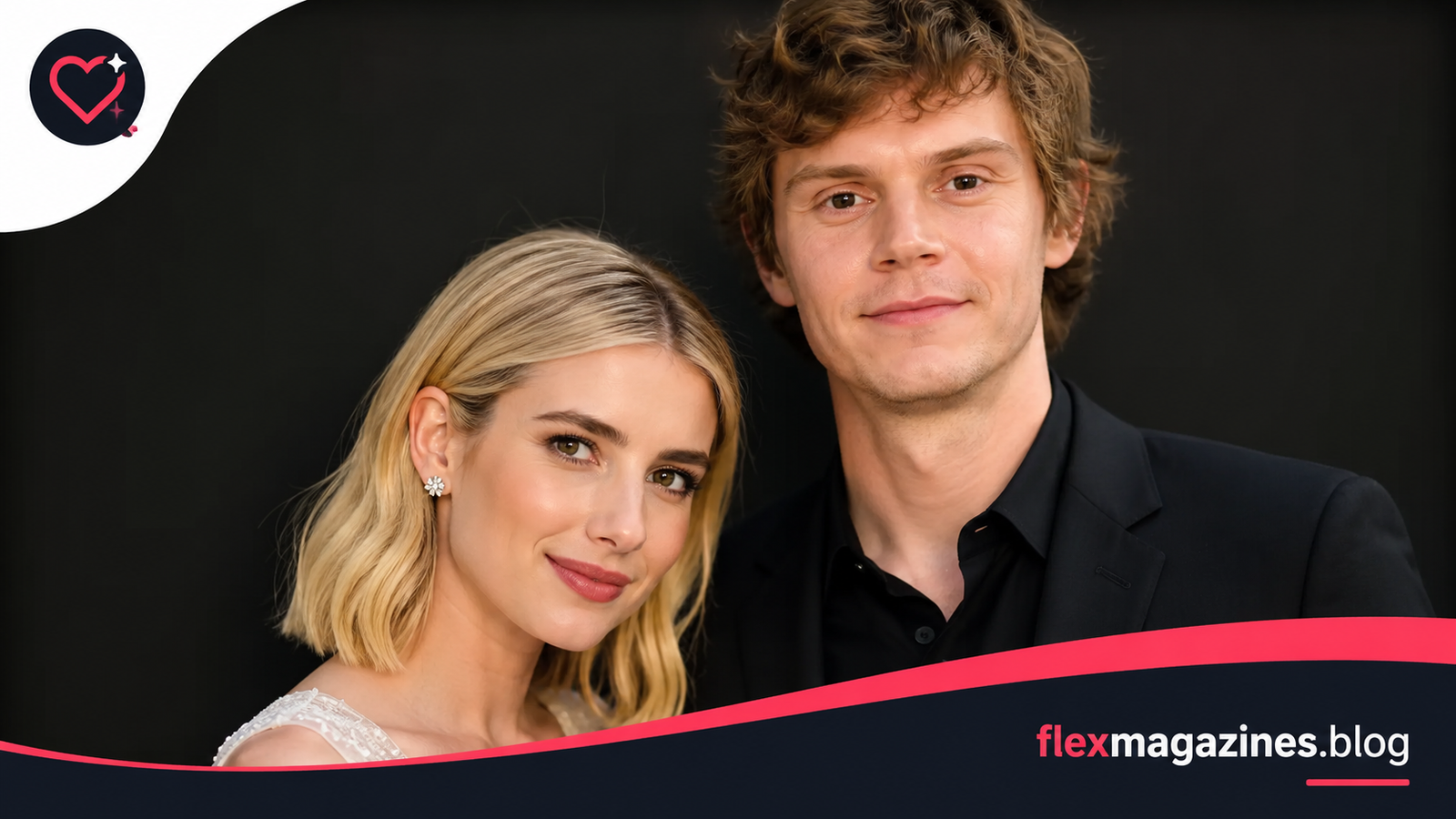 Emma Roberts and Evan Peters