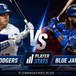 Dodgers vs Toronto Blue Jays Match Player Stats